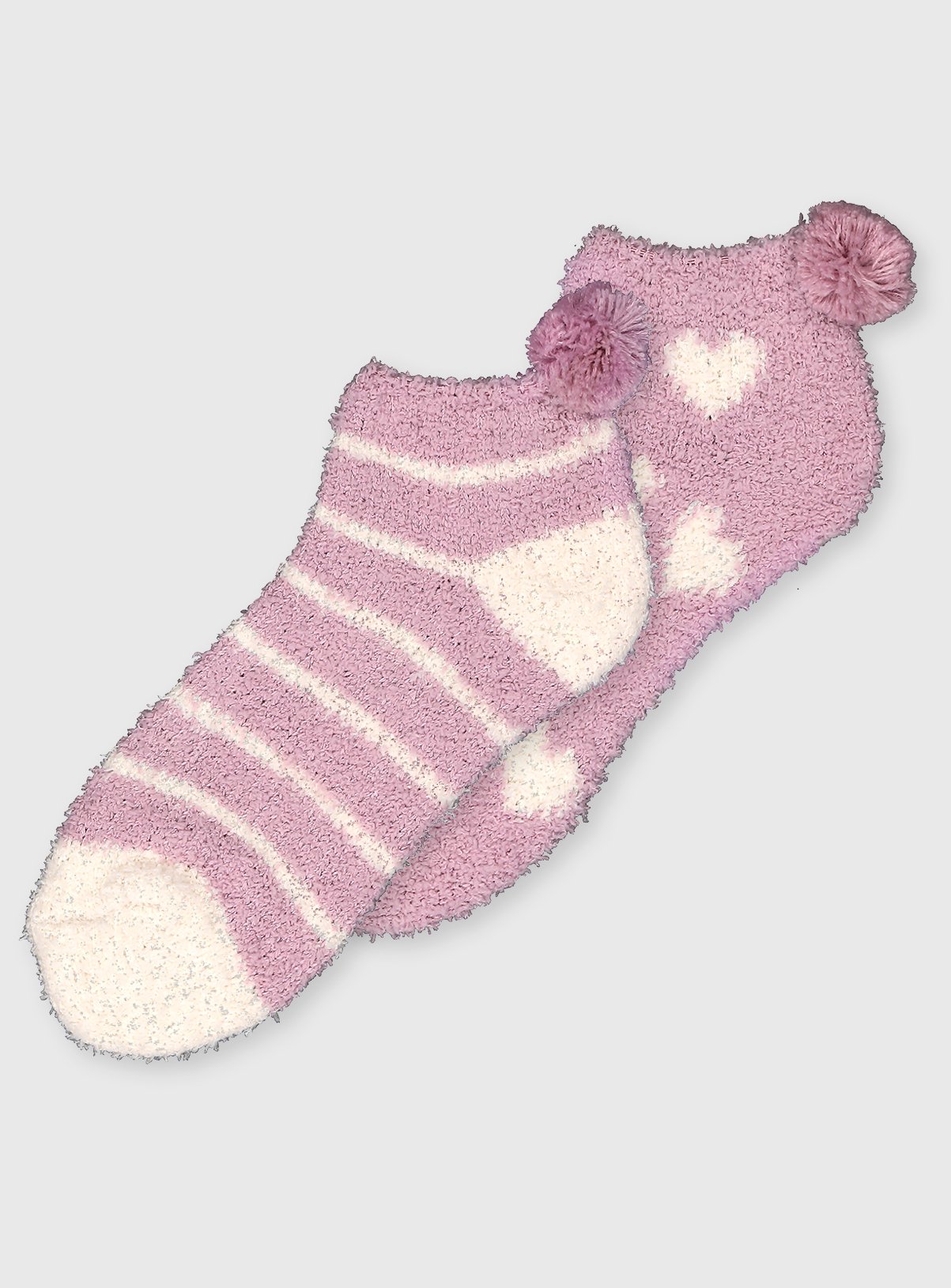 heart back trainer socks